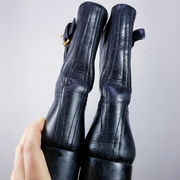 Prada | Soft Leather Ankle Boots 37 - Picture 8 of 10